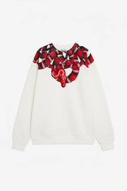 Felpa County Of Milan Black snake white