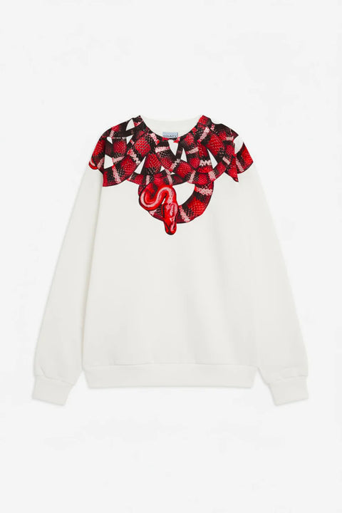 Felpa County Of Milan Black snake white