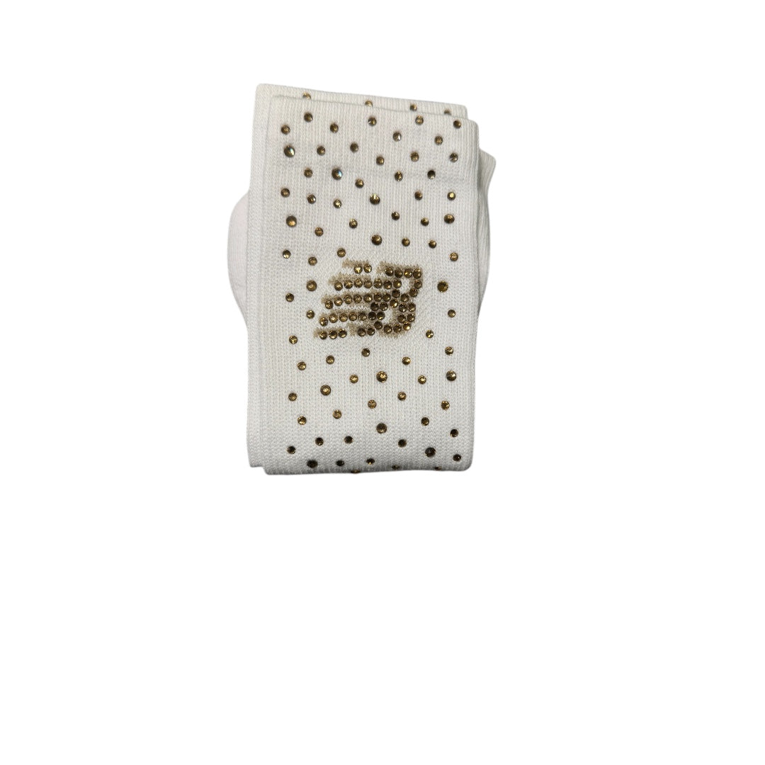 Calze Nb brown strass