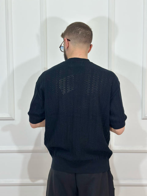 Maglia casual uomo black forel