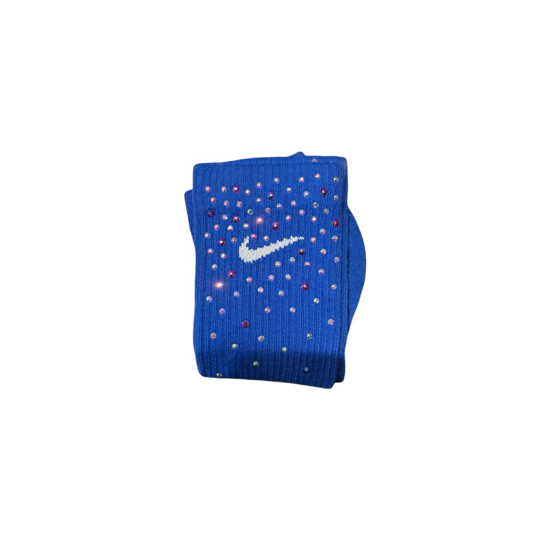 Calze Blue strass