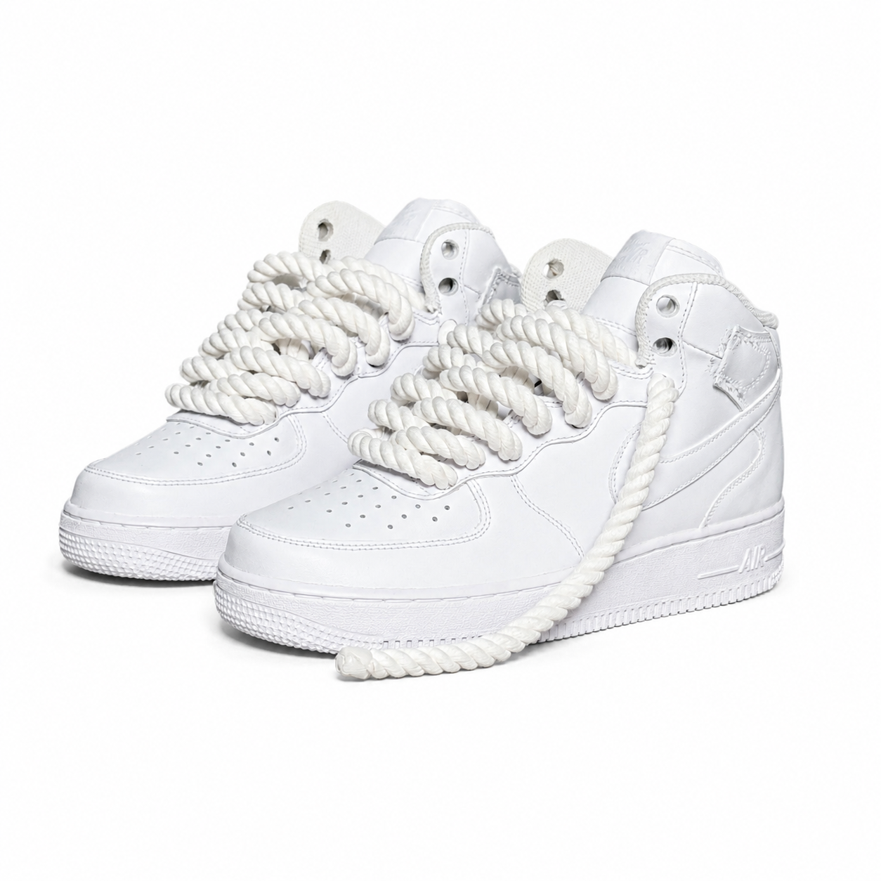Air force Mid Custom rope White