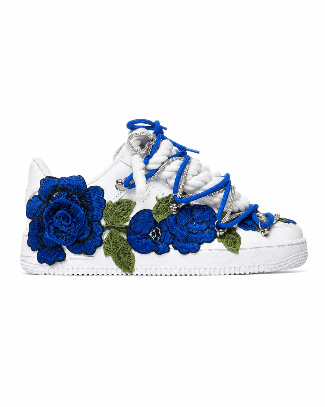 Air force low custom Blue Rose