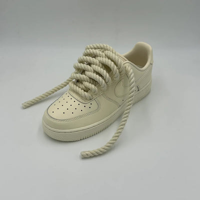 Air force one fresh cream custom rope beige