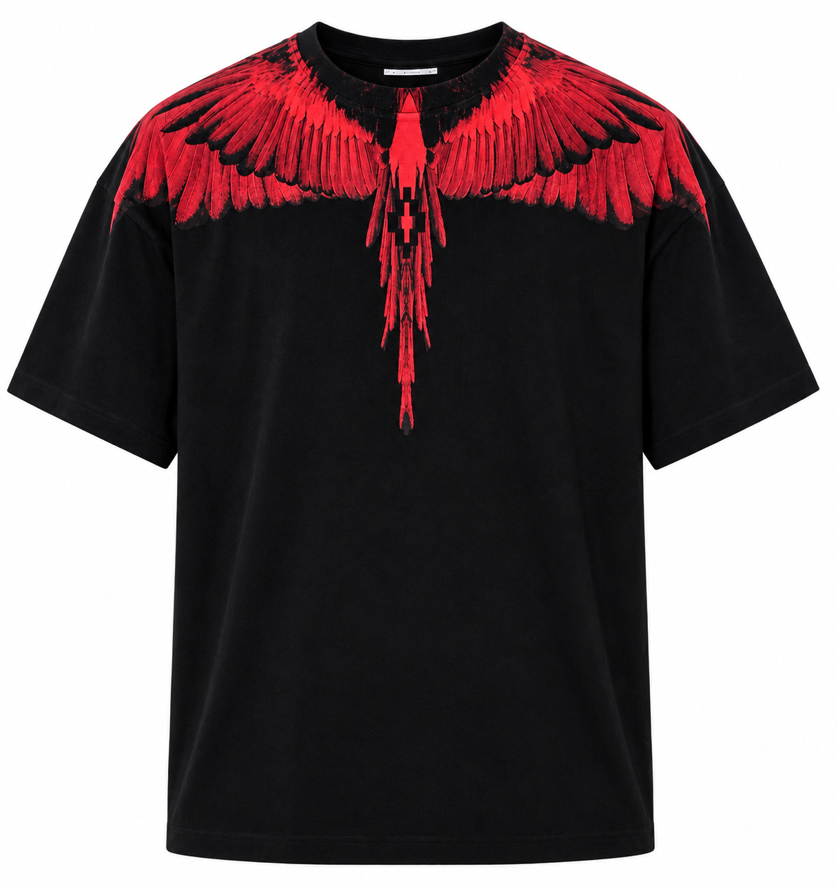 T-shirt County of Milan Black Red Wings