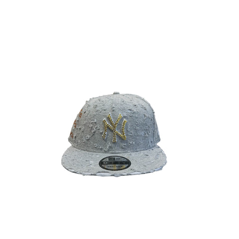 Cap 9fifty NY grey custom “ROMA TI AMO”