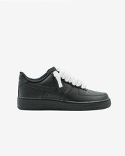 Air force one black custom rope white