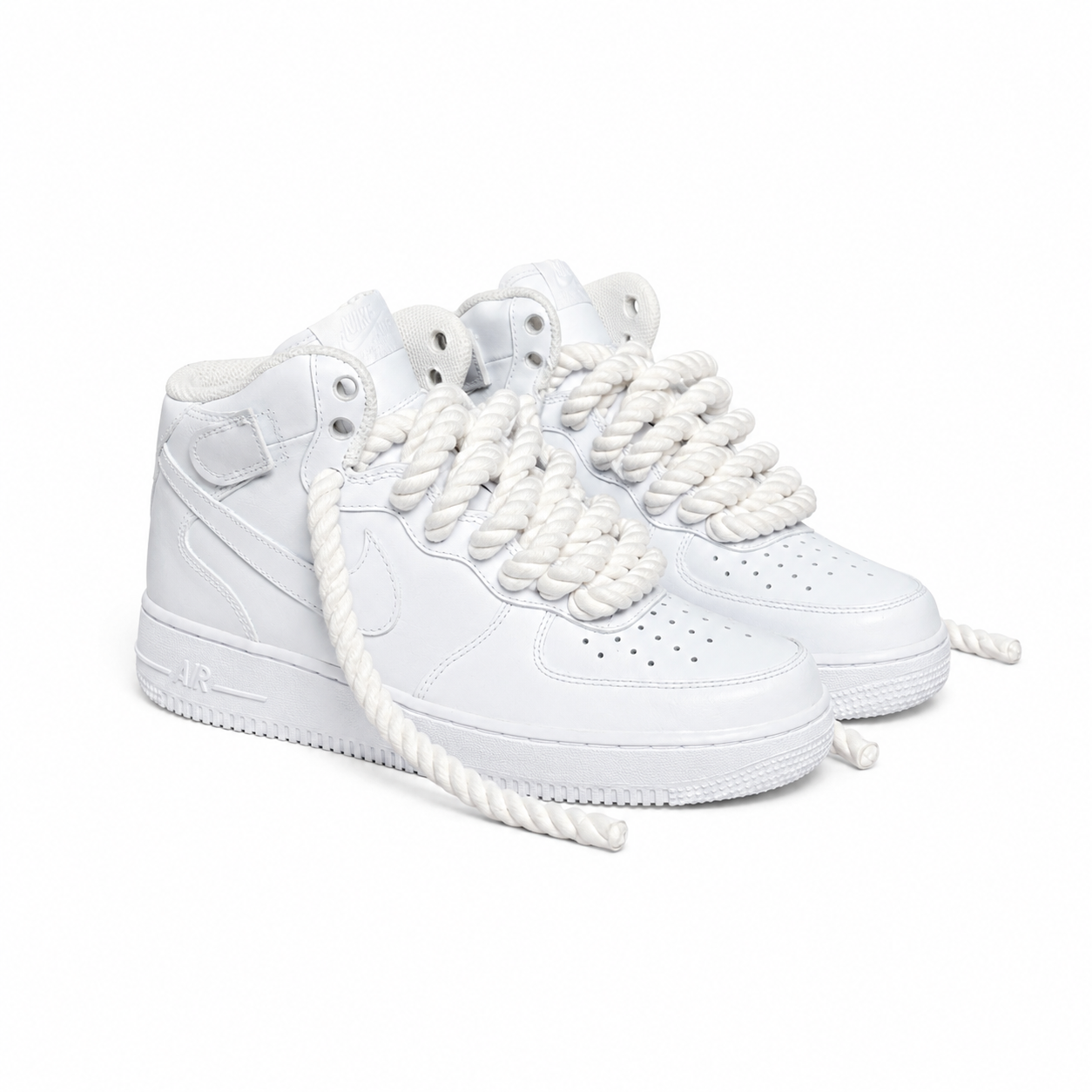Air force Mid Custom rope White
