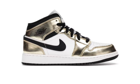 Jordan 1 Mid metallic Gold