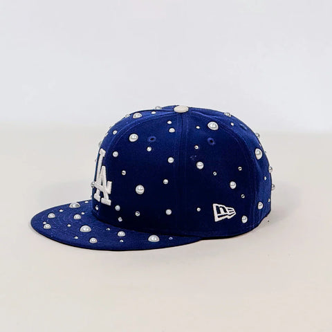 Cap 59fifty New Era Custom LA Blue Pearl Brill