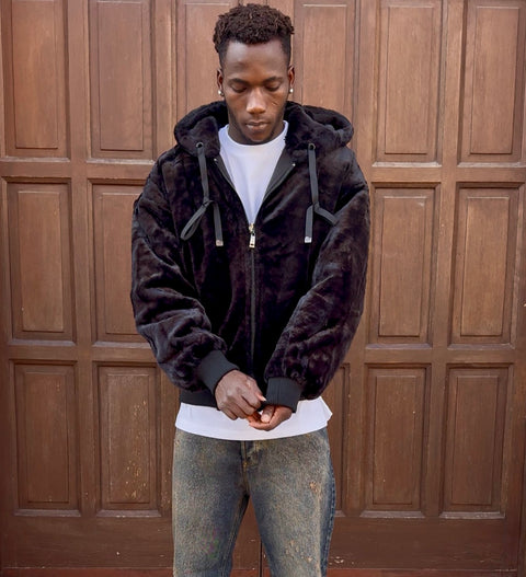 giubbotto Ecopellicciotto Reversibile