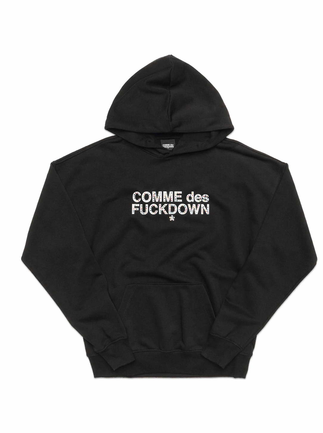 Felpa Comme des Fkdown con borchiette