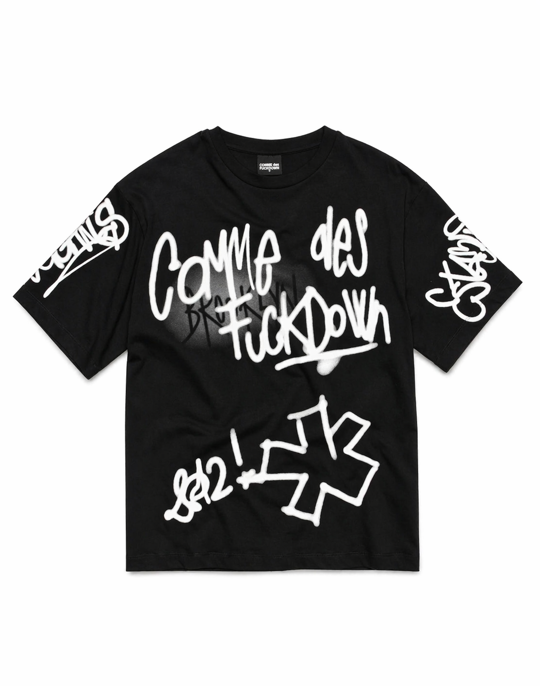 T shirt Comme des Fkdown written