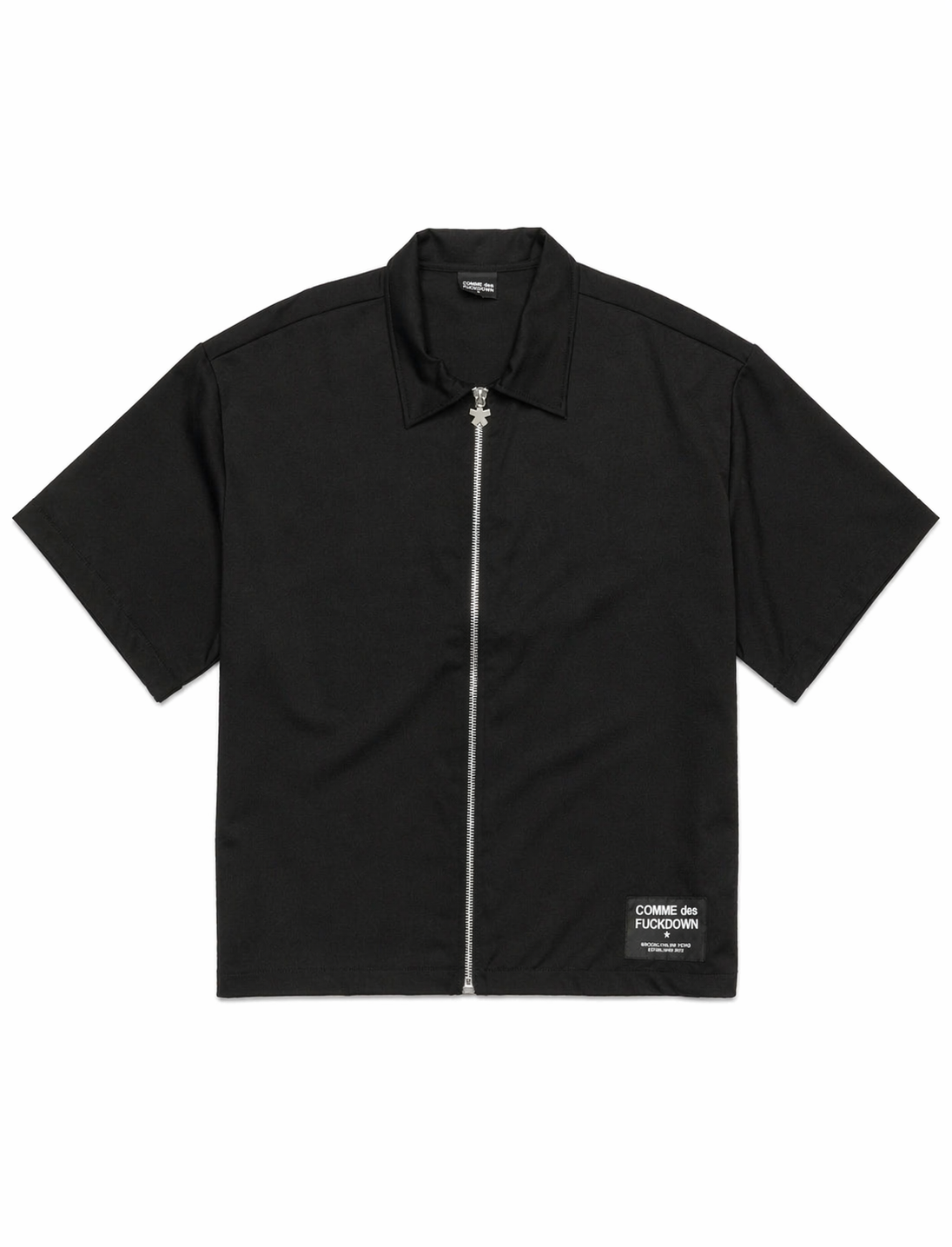 Camicia Comme des Fkdown white write
