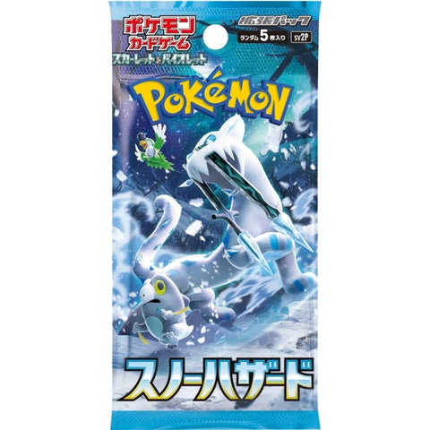 Pokémon Japan - Snow Hazard -Scarlatto e Violetto - busta da 5 carte