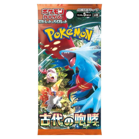 Pokémon Japan - Ancient Roar pack sv4K  Bustina 5 carte