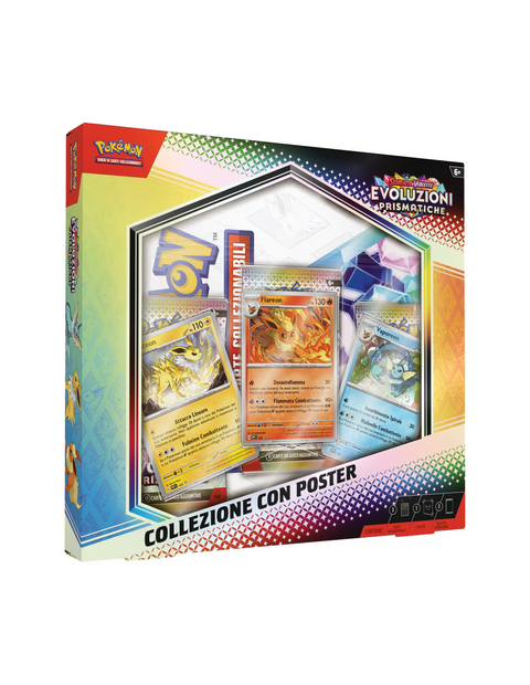 Pokémon ITA - EVOLUZIONI PRISMATICHE COLLEZIONE CON POSTER