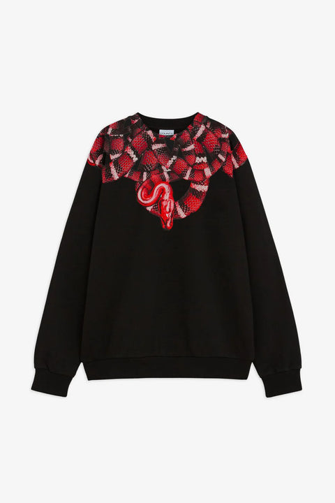 Felpa County Of Milan Black snake red