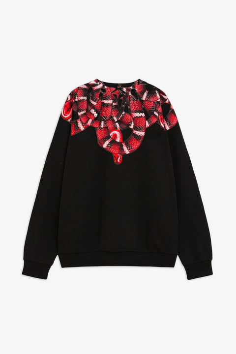 Felpa County Of Milan Black snake red