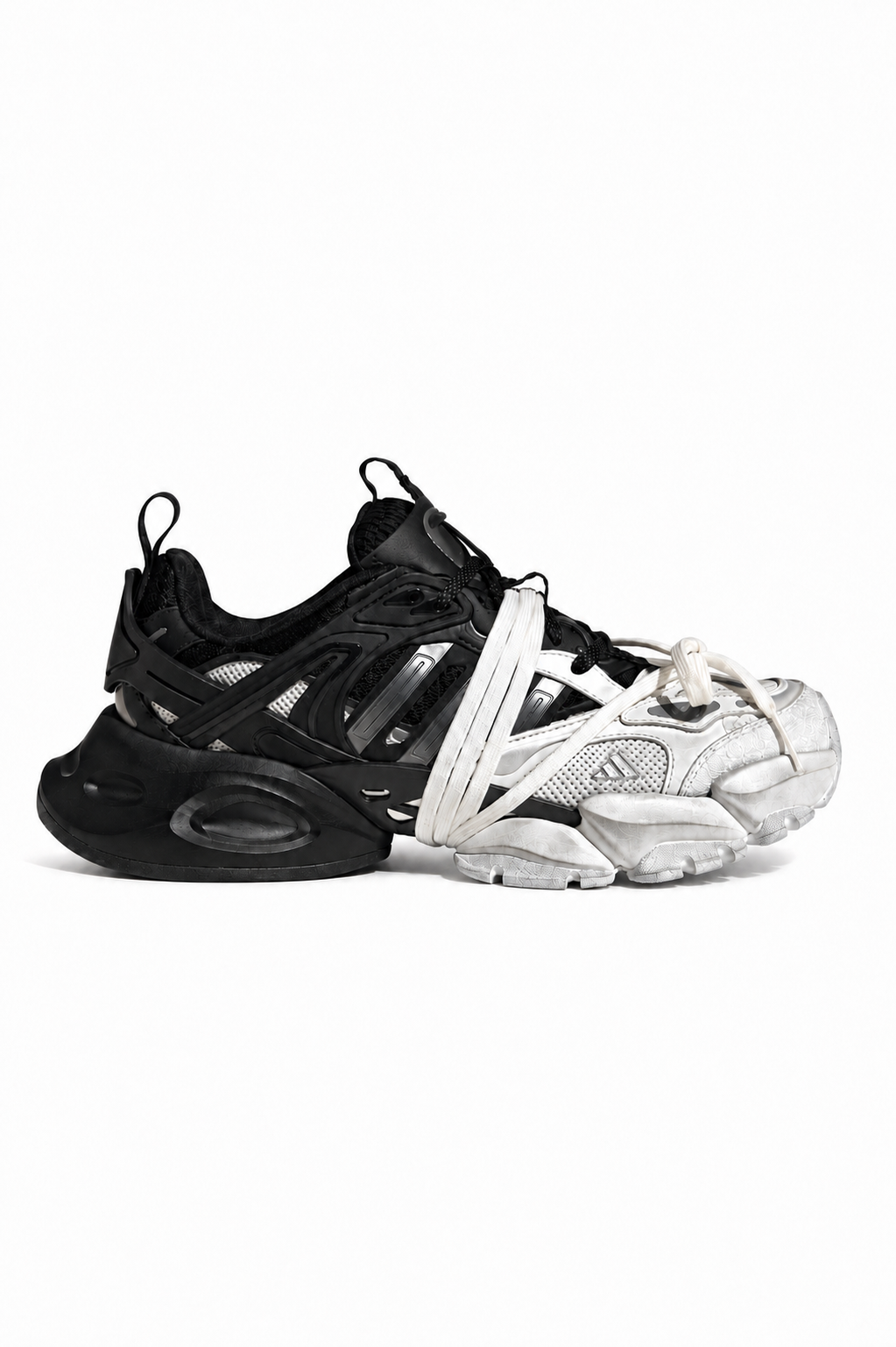 ADIDAS XLG RUNNER DELUXE BLACK WHITE