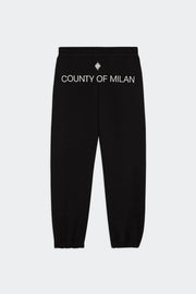 Pantaloni County Of Milan Washed con Logo