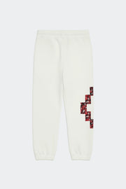 Pantaloni County Of Milan con Logo Snake White