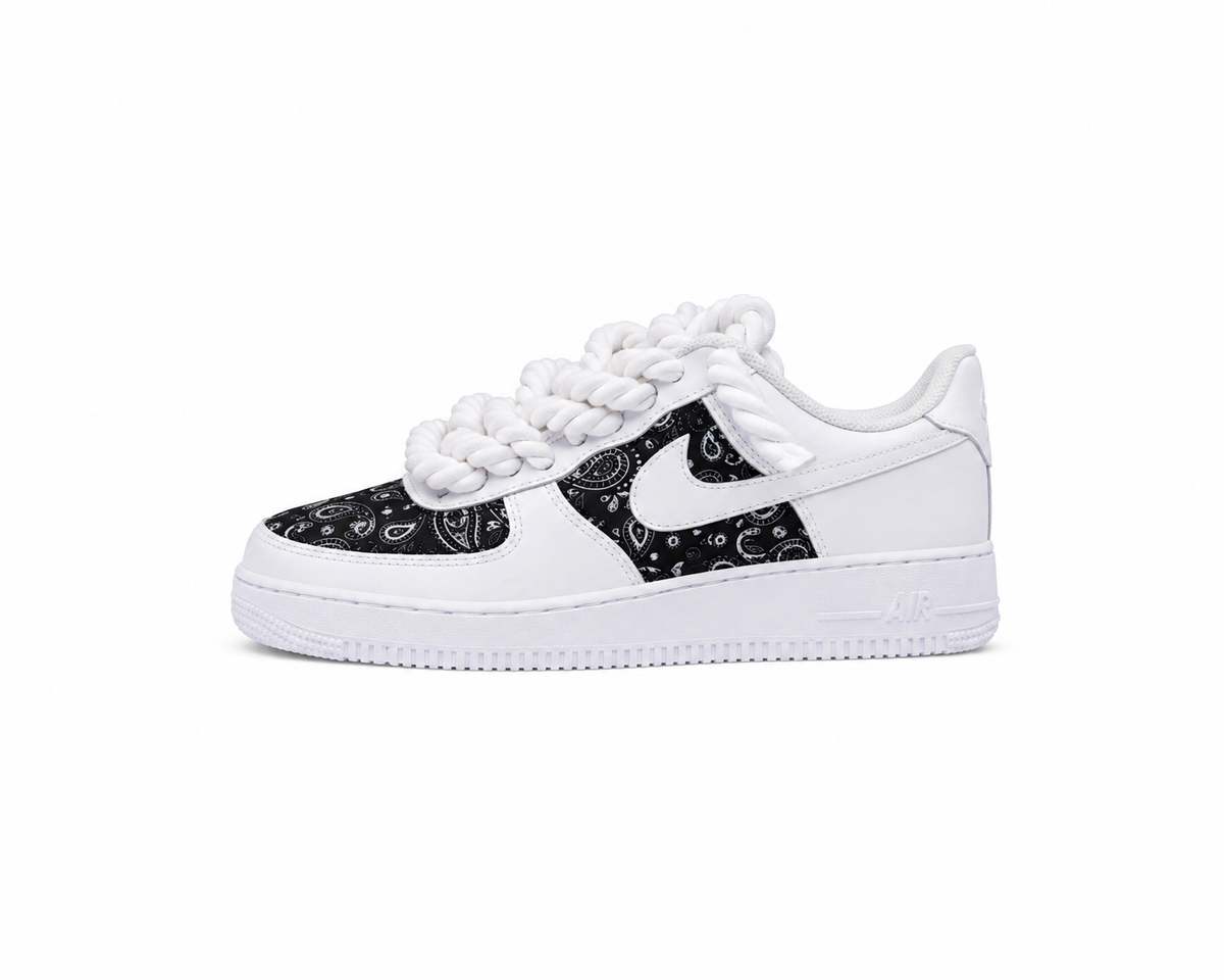 Air force Low Custom Bandana Black