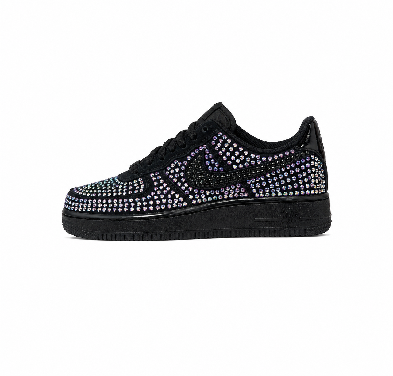 Air force Low Black Custom Lucentezza Siderale