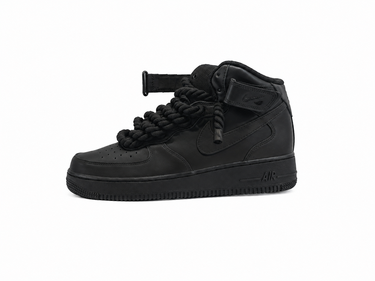Air force Mid Black  Custom Rope