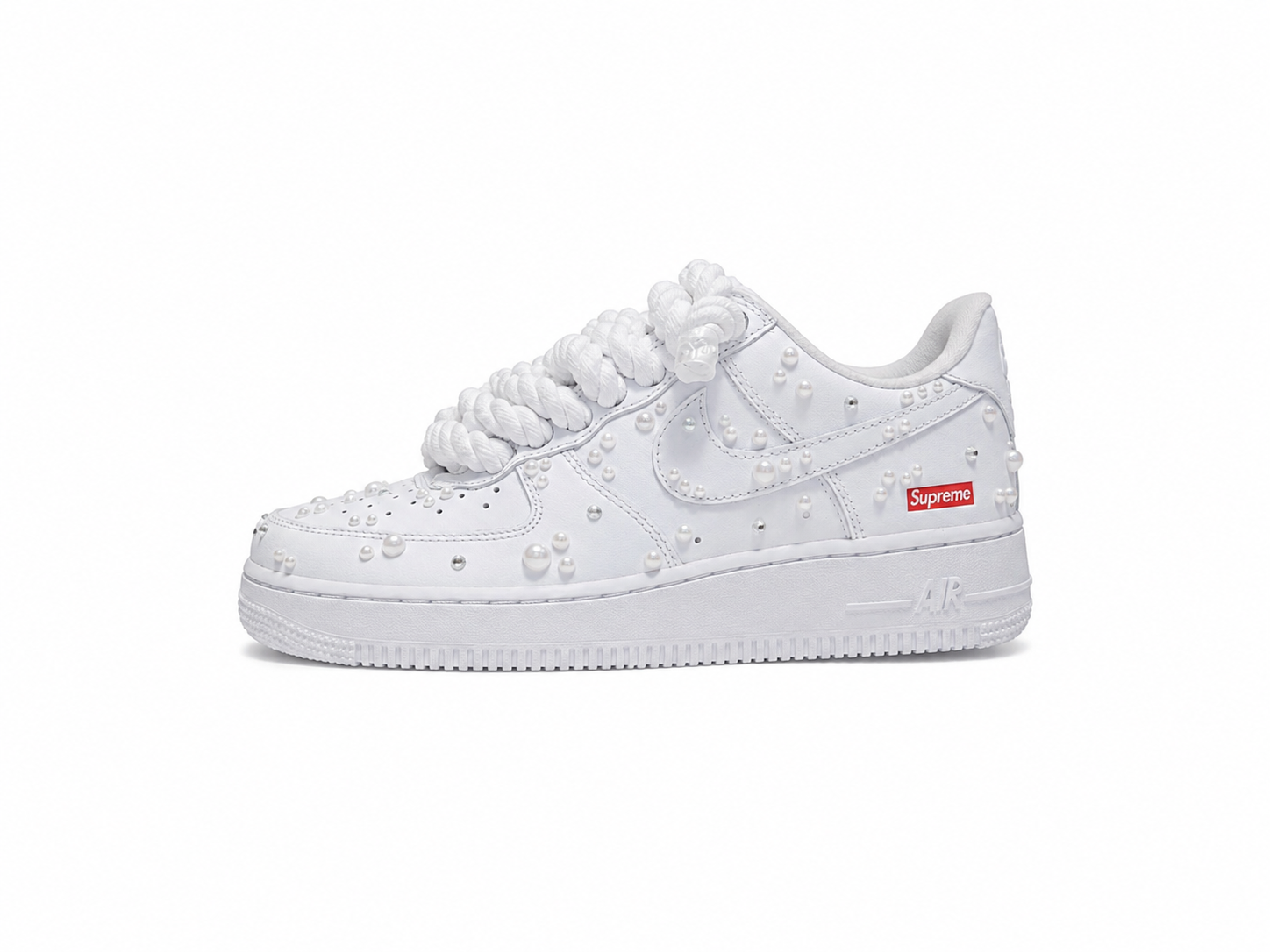 Air force Low Supreme Custom Pearl
