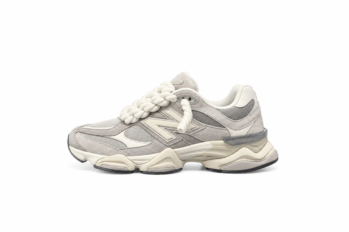New Balance 9060 Custom Grey Rope White