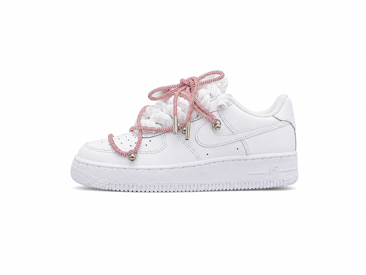Air force Low White Custom Brill Pink