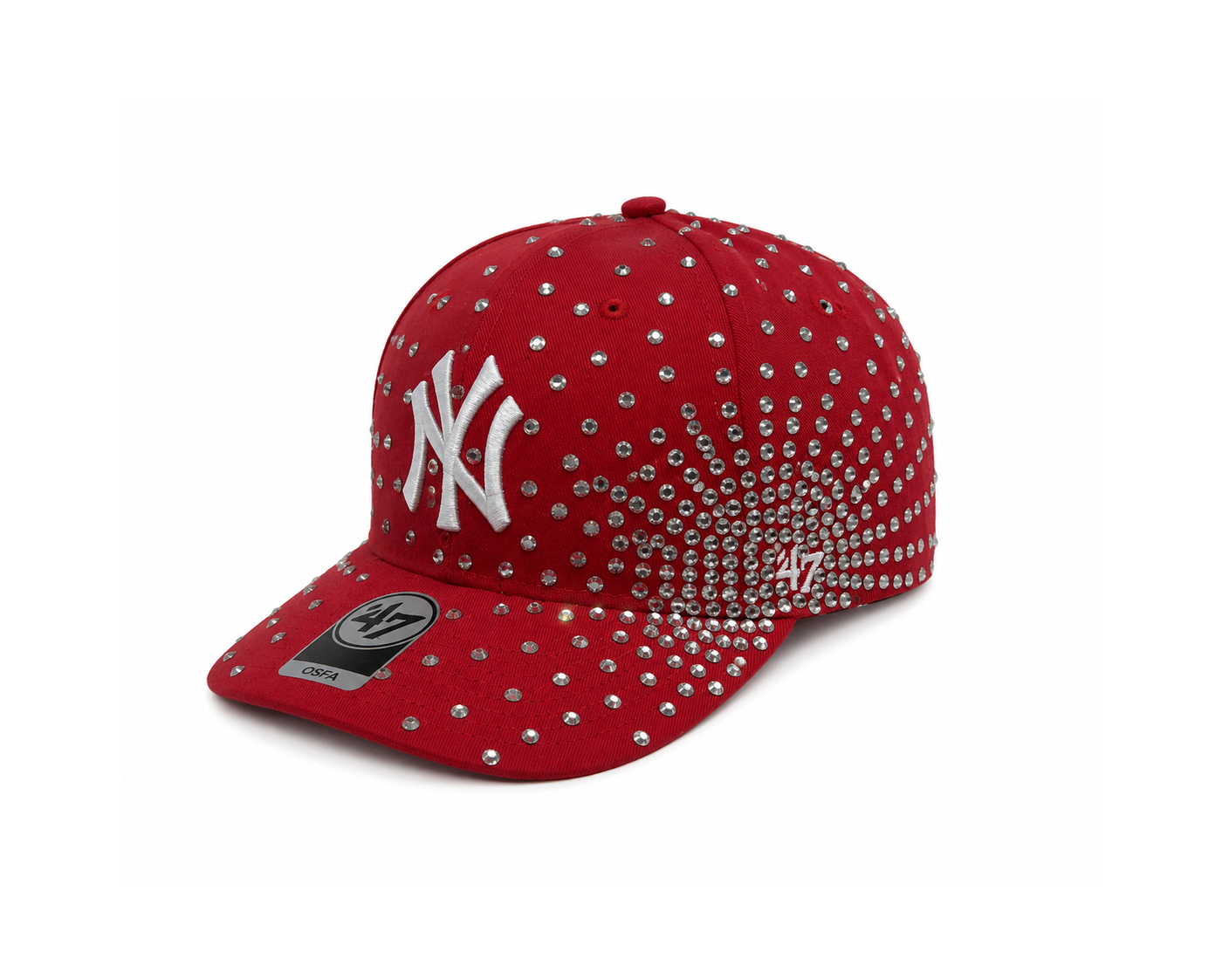 Capello Custom New Era NY Red Brill IRRIDESCENT