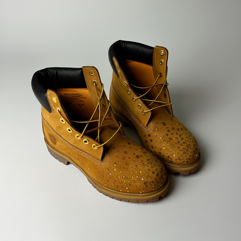 Timberland custom strass yellow