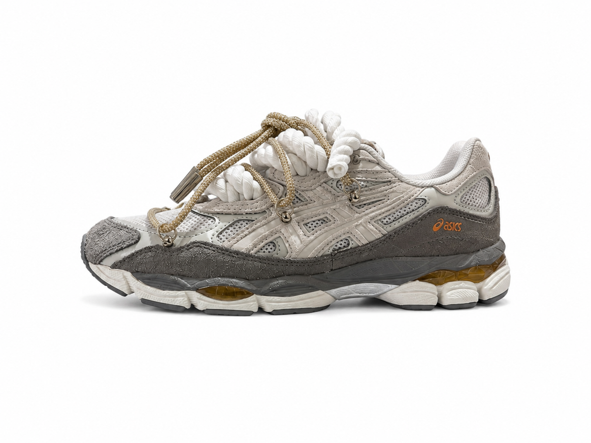 Asics Gel NYC Double Gray Custom rope Brill