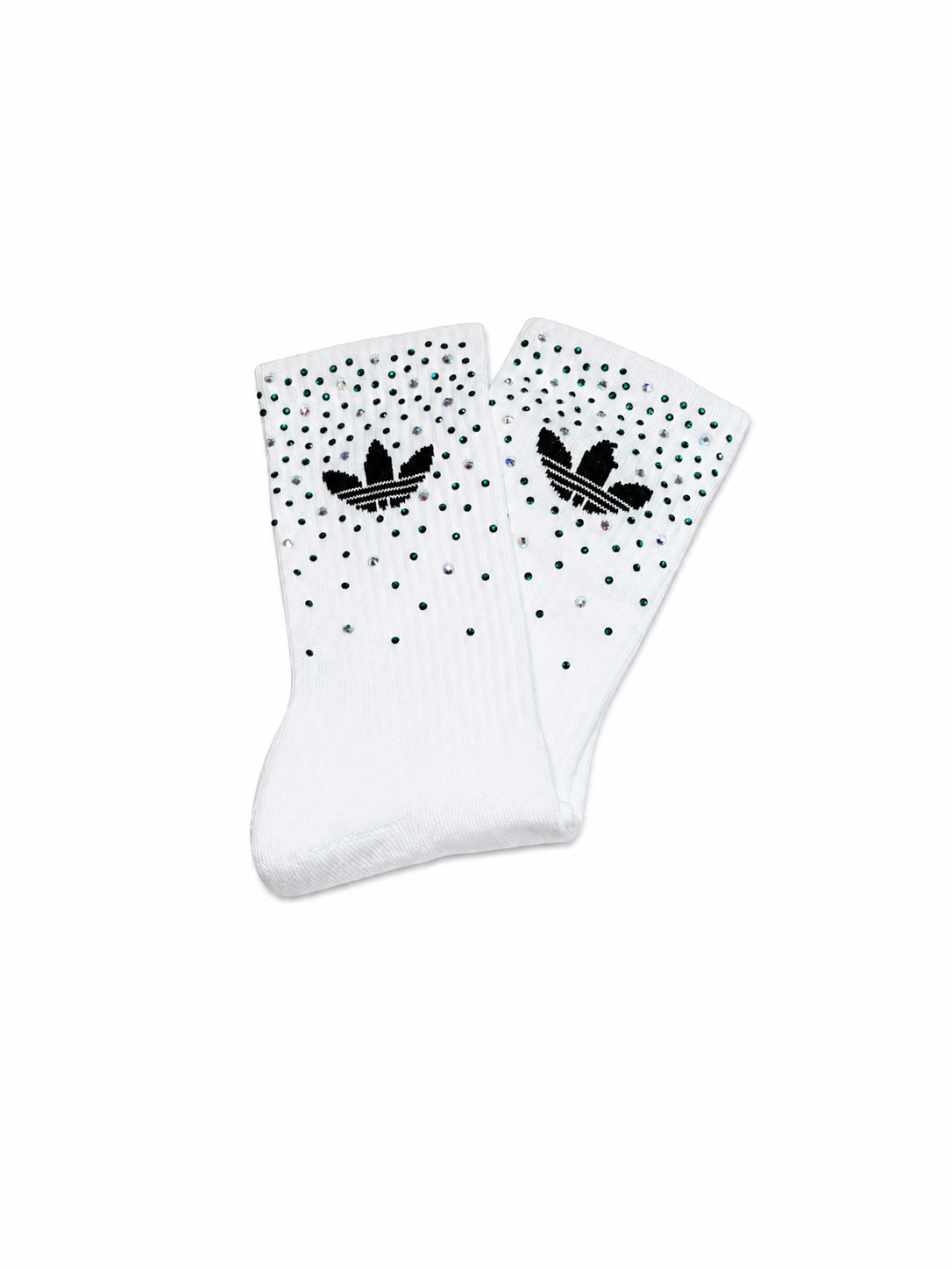 Calze Adidas Green Strass