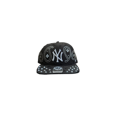 Cap 9fifty NY Balck Custom bandana strass