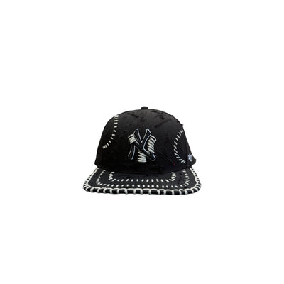 CAP 59fifty Ny custom cuciture black