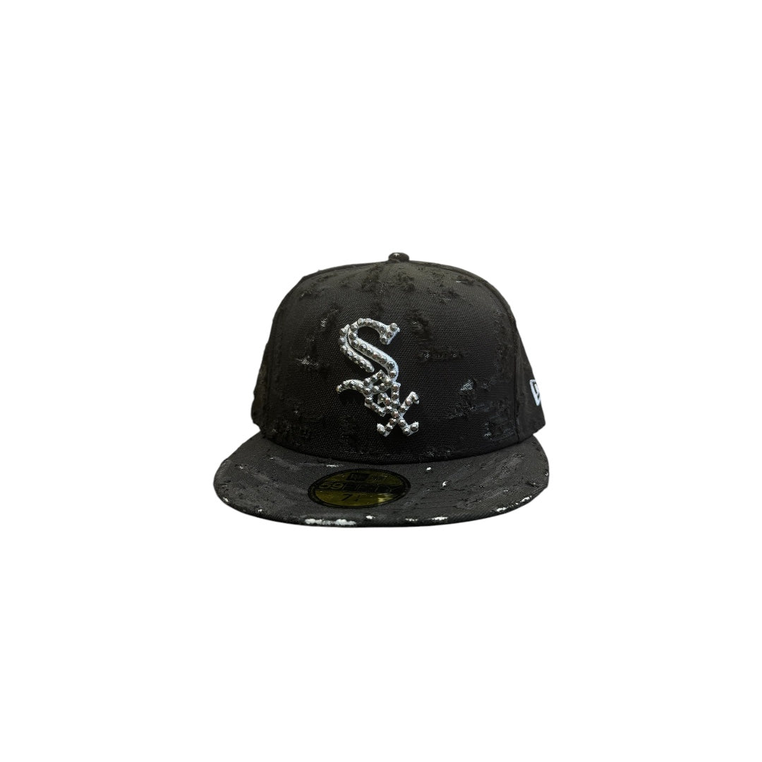 cap 59fifty black  destroyed brill