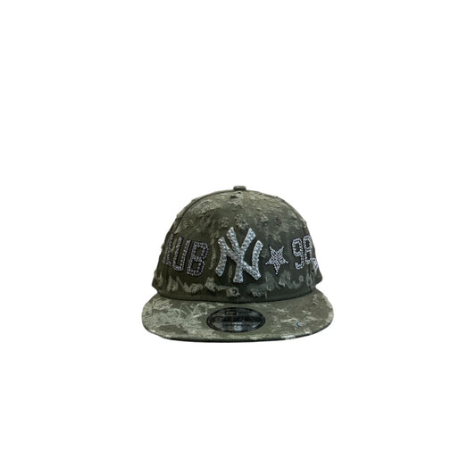 Cap 9fifty NY green le club custom