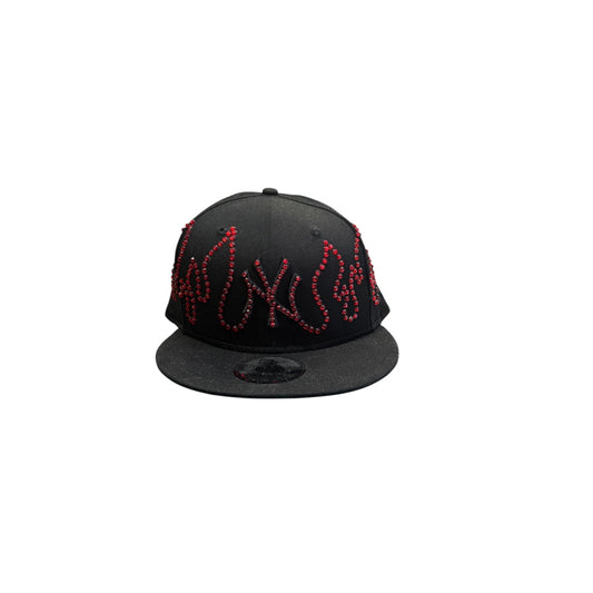 Cap 9fifty black flame red